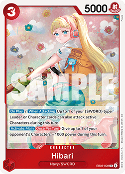 Hibari (EB03-008) (V.1) - Heroines Edition (Rare) [EB03-008] - Cards Beyond