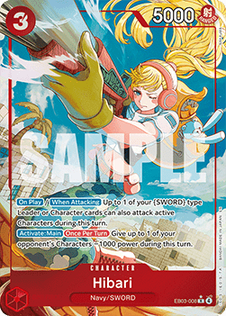 Hibari (EB03-008) (V.2) - Heroines Edition (Alternate Art) [EB03-008] - Cards Beyond