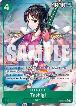 Tashigi (EB03-018) (V.2) - Heroines Edition (Alternate Art) [EB03-018] - Cards Beyond