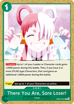 There You Are, Sore Loser! (EB03-020) (V.1) - Heroines Edition (Common) [EB03-020] - Cards Beyond