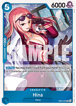Hina (EB03-025) (V.1) - Heroines Edition (Rare) [EB03-EB03-025] - Cards Beyond
