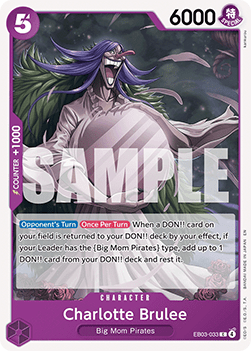 Charlotte Brulee (EB03-033) (V.1) - Heroines Edition (Common) [EB03-033] - Cards Beyond