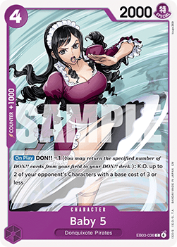 Baby 5 (EB03-036) (V.1) - Heroines Edition (Common) [EB03-036] - Cards Beyond