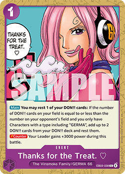 Thanks for the Treat. (EB03-038) (V.1) - Heroines Edition (Common) [EB03-038] - Cards Beyond