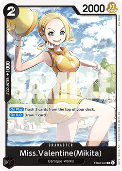 Miss.Valentine(Mikita) (EB03-047) (V.1) - Heroines Edition (Common) [EB03-047] - Cards Beyond