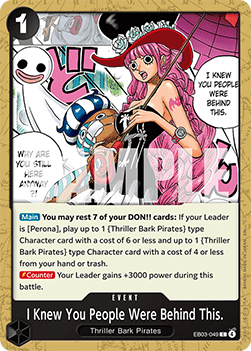 I Knew You People Were Behind This. (EB03-049) (V.1) - Heroines Edition (Common) [EB03-049] - Cards Beyond