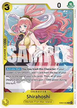 Shirahoshi (EB03-052) (V.1) - Heroines Edition (Rare) [EB03-052] - Cards Beyond