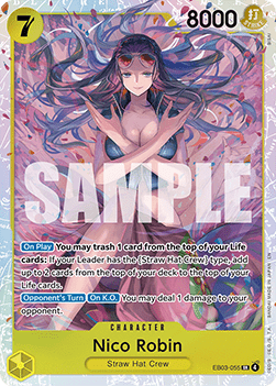 Nico Robin (EB03-055) (V.1) - Heroines Edition (Super Rare) [EB03-055] - Cards Beyond