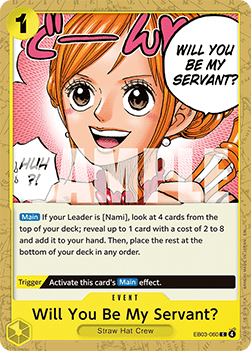 Will You Be My Servant? (EB03-060) (V.1) - Heroines Edition (Common) [EB03-060] - Cards Beyond