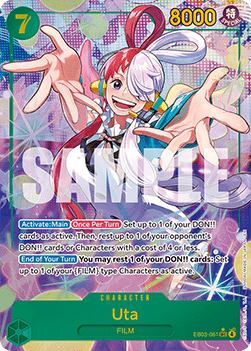 Uta (EB03-061) (V.2) - Heroines Edition (Alternate Art) [EB03-061] - Cards Beyond