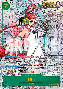 Uta (EB03-061) (V.3) - Heroines Edition (Manga Rare) [EB03-061] - Cards Beyond