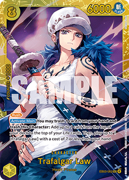 Trafalgar Law (EB03-062) (V.1) - Heroines Edition (Secret Rare) [EB03-062] - Cards Beyond