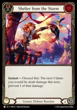 Shelter from the Storm (Regular) - Compendium Of Rathe (Legendary) [PEN-321] - Cards Beyond
