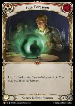 Fate Foreseen (Red) (Regular) - Compendium of Rathe - Antiquity Pack (Common) [ANQ-033] - Cards Beyond