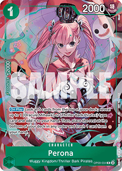 Perona (OP09-034) (V.2) - Unnumbered Promos (Rare) [UP-OP09-034] - Cards Beyond