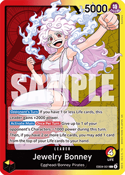 Jewelry Bonney (EB04-001) (V.1) - Adventure on Kami’s Island (Leader) [OP15-EB04-001] - Cards Beyond