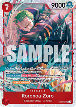 Roronoa Zoro (EB04-007) (V.1) - Adventure on Kami’s Island (Super Rare) [OP15-EB04-007] - Cards Beyond