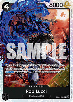 Rob Lucci (EB04-048) (V.1) - Adventure on Kami’s Island (Super Rare) [OP15-EB04-048] - Cards Beyond