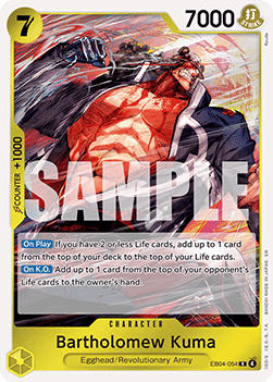 Bartholomew Kuma (EB04-054) - Adventure on Kami’s Island (Rare) [OP15-EB04-054] - Cards Beyond
