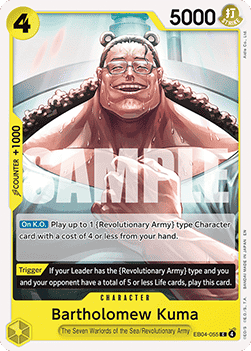 Bartholomew Kuma (EB04-055) - Adventure on Kami’s Island (Common) [OP15-EB04-055] - Cards Beyond