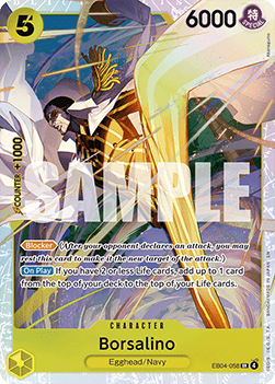 Borsalino (EB04-058) (V.1) - Adventure on Kami’s Island (Super Rare) [OP15-EB04-058] - Cards Beyond