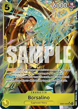 Borsalino (EB04-058) (V.2) - Adventure on Kami’s Island (Alternate Art) [OP15-EB04-058] - Cards Beyond