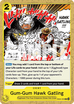 Gum-Gum Hawk Gatling (EB04-060) - Adventure on Kami’s Island (Common) [OP15-EB04-060] - Cards Beyond