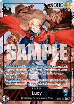 Lucy (OP15-002) (V.2) - Adventure on Kami’s Island (Alternate Art) [OP15-002] - Cards Beyond
