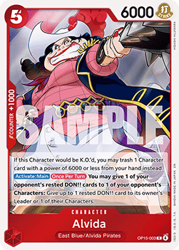 Alvida (OP15-003) (V.1) - Adventure on Kami’s Island (Rare) [OP15-003] - Cards Beyond