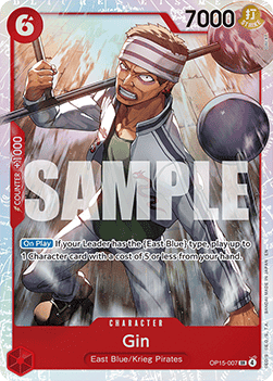 Gin (OP15-007) (V.1) - Adventure on Kami’s Island (Super Rare) [OP15-007] - Cards Beyond