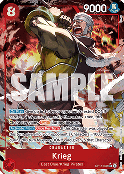 Krieg (OP15-008) (V.2) - Adventure on Kami’s Island (Alternate Art) [OP15-008] - Cards Beyond