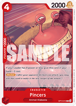Pincers (OP15-013) - Adventure on Kami’s Island (Common) [OP15-013] - Cards Beyond