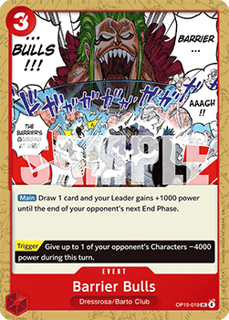 Barrier Bulls (OP15-019) - Adventure on Kami’s Island (Uncommon) [OP15-019] - Cards Beyond