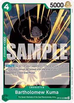 Bartholomew Kuma (OP15-029) - Adventure on Kami’s Island (Common) [OP15-029] - Cards Beyond