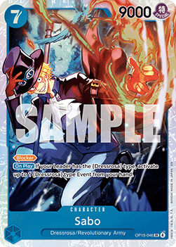 Sabo (OP15-046) (V.1) - Adventure on Kami’s Island (Super Rare) [OP15-046] - Cards Beyond
