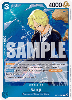 Sanji (OP15-047) (V.1) - Adventure on Kami’s Island (Rare) [OP15-047] - Cards Beyond