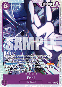 Enel (OP15-060) (V.1) - Adventure on Kami’s Island (Super Rare) [OP15-060] - Cards Beyond