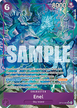 Enel (OP15-060) (V.2) - Adventure on Kami’s Island (Alternate Art) [OP15-060] - Cards Beyond