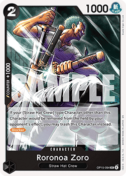 Roronoa Zoro (OP15-094) - Adventure on Kami’s Island (Uncommon) [OP15-094] - Cards Beyond
