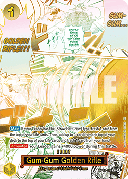 Gum-Gum Golden Rifle (OP15-116) (V.2) - Adventure on Kami’s Island (Special Rare) [OP15-116] - Cards Beyond