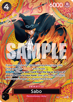 Sabo (P-105) - Adventure on Kami’s Island (Special Rare) [OP15-P-105] - Cards Beyond