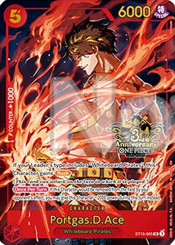 Portgas.D.Ace (ST15-005) - Unnumbered Promos (Super Rare) [UP-ST15-005] - Cards Beyond