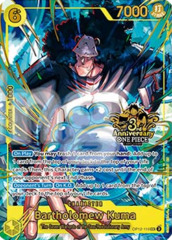 Bartholomew Kuma (OP12-119) - Unnumbered Promos (Secret Rare) [UP-OP12-119] - Cards Beyond