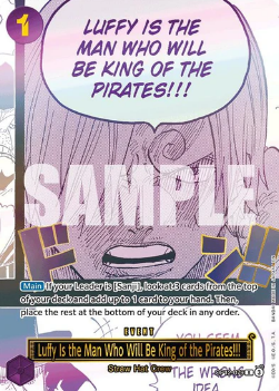 Luffy Is the Man Who Will Be King of the Pirates!!! (OP12-079) - Unnumbered Promos (Rare) [UP-OP12-079] - Cards Beyond
