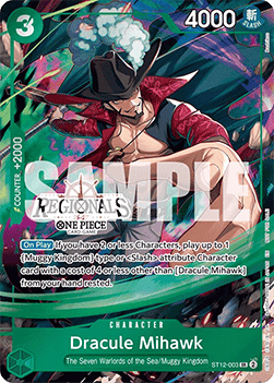 Dracule Mihawk (ST12-003) (V.3) - Unnumbered Promos (Super Rare) [UP-ST12-003] - Cards Beyond