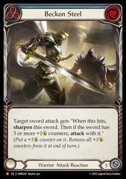 Beckon Steel (Regular) - Omens of the Third Age (Majestic) [OMN-238] - Cards Beyond