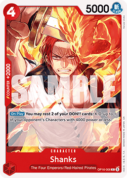 Shanks (OP16-006) - The Time of Battle (Common) [OP16-006] - Cards Beyond