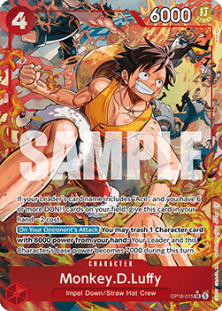 Monkey.D.Luffy (OP16-015) (V.2) - The Time of Battle (Alternate Art) [OP16-015] - Cards Beyond