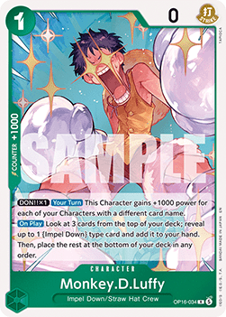 Monkey.D.Luffy (OP16-034) (V.1) - The Time of Battle (Rare) [OP16-034] - Cards Beyond