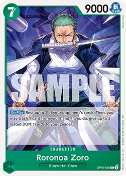Roronoa Zoro (OP16-035) - The Time of Battle (Common) [OP16-035] - Cards Beyond